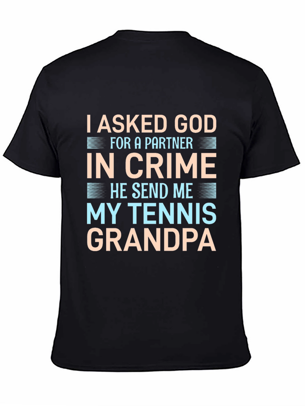 Tennis Grandpa Graphic T-Shirt