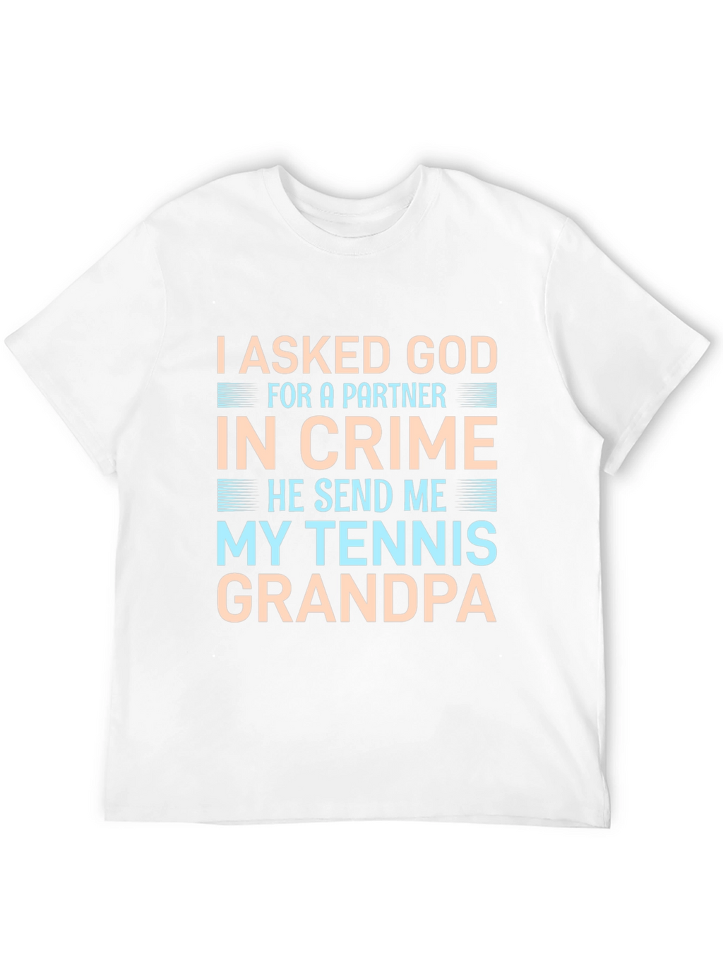 Tennis Grandpa Graphic T-Shirt