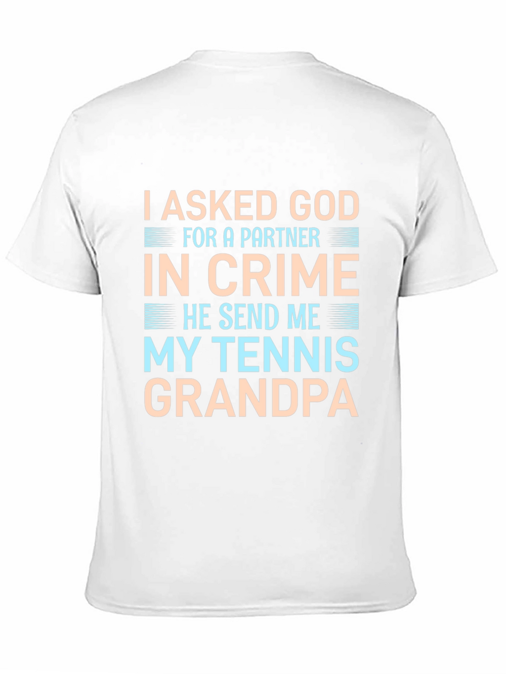 Tennis Grandpa Graphic T-Shirt