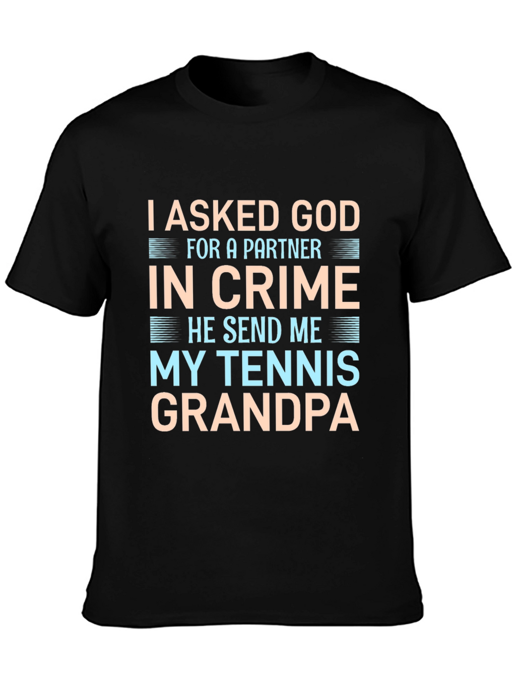Tennis Grandpa Graphic T-Shirt