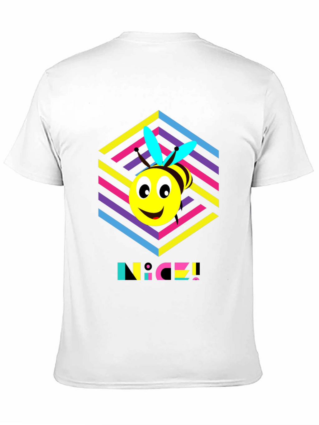 Funky Bee T-Shirt - Retro 80s Style!