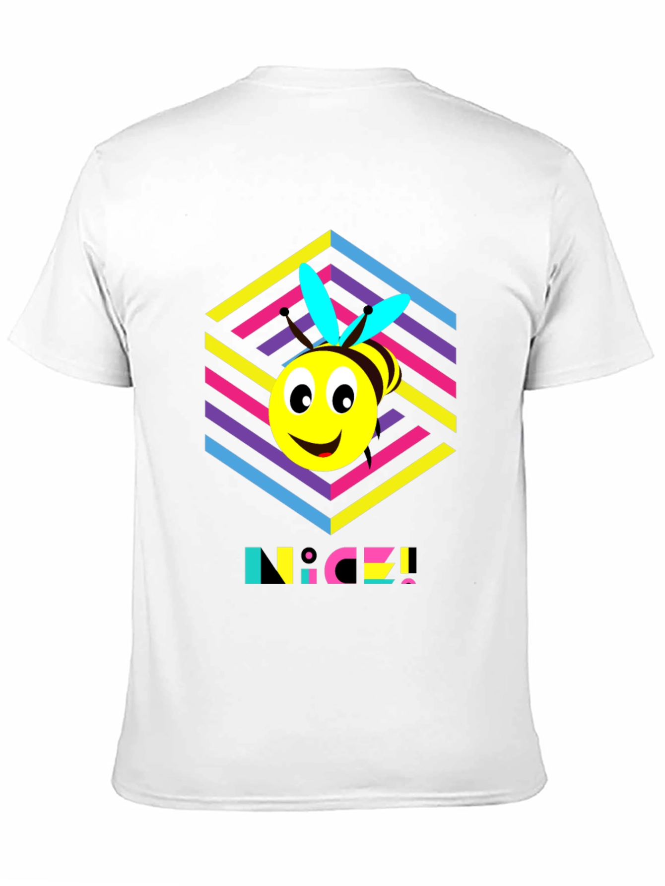 Funky Bee T-Shirt - Retro 80s Style!