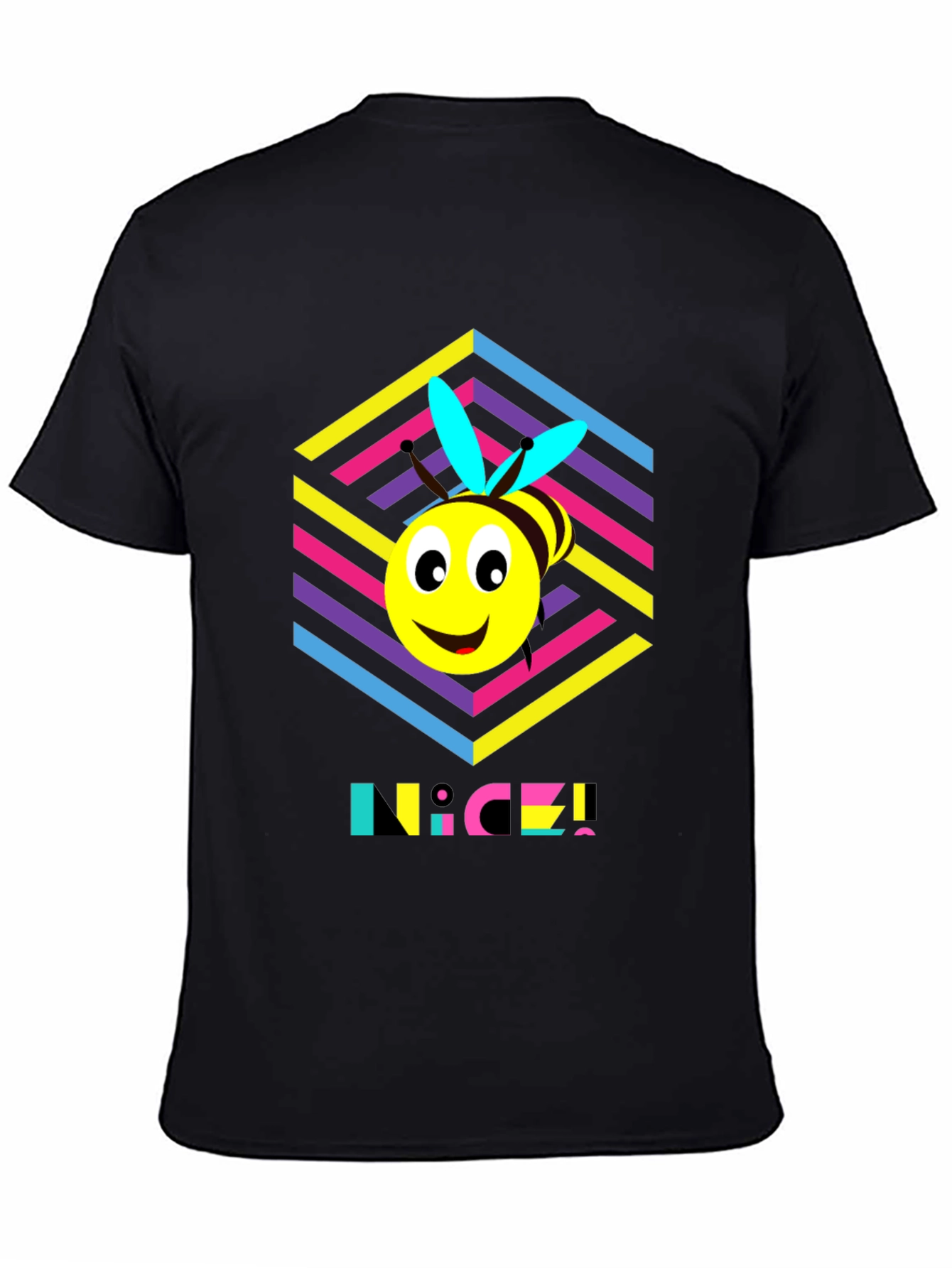 Funky Bee T-Shirt - Retro 80s Style!
