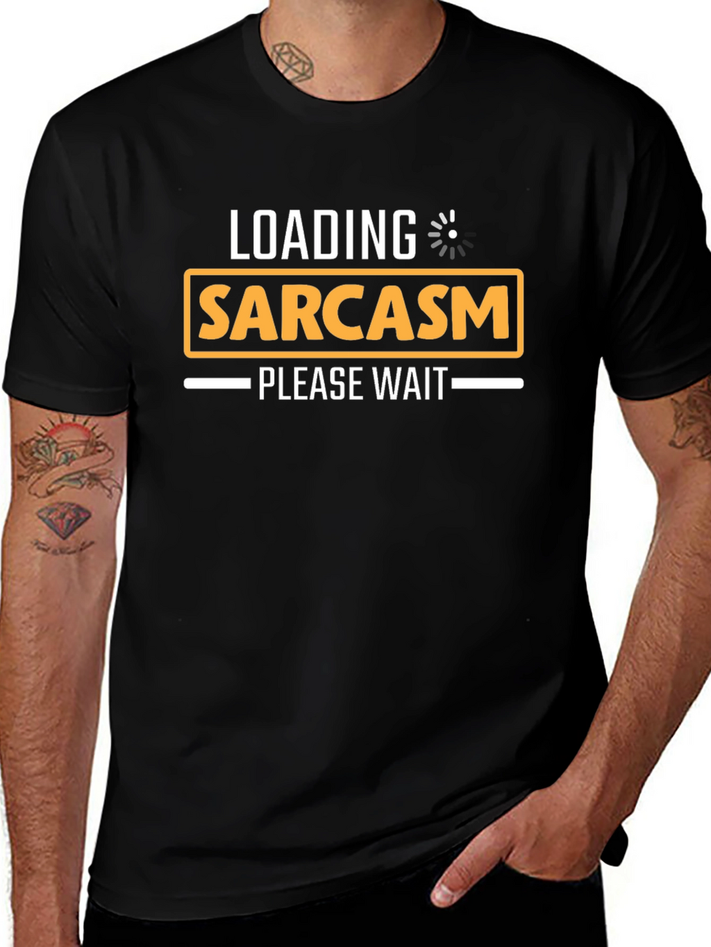Sarcasm Loading T-Shirt - Funny Graphic Tee