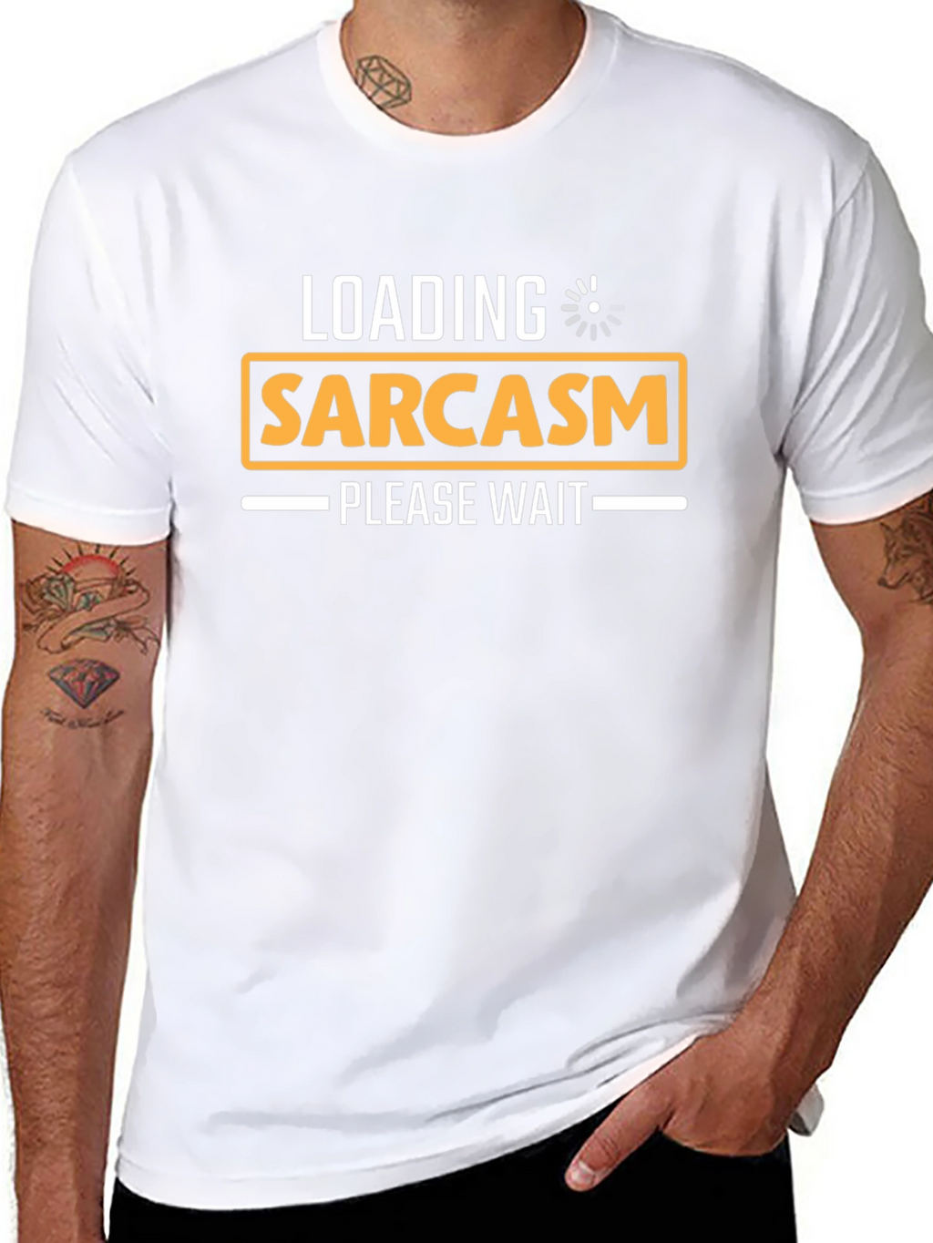 Sarcasm Loading T-Shirt - Funny Graphic Tee