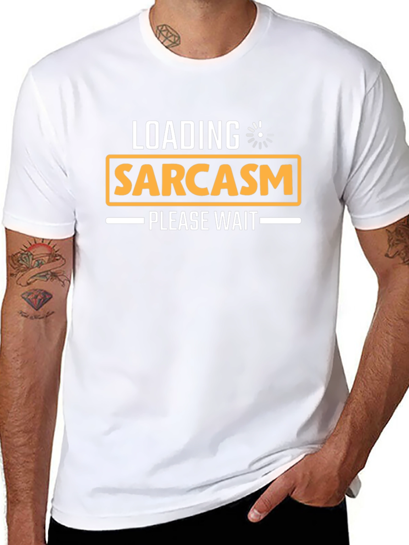 Sarcasm Loading T-Shirt - Funny Graphic Tee