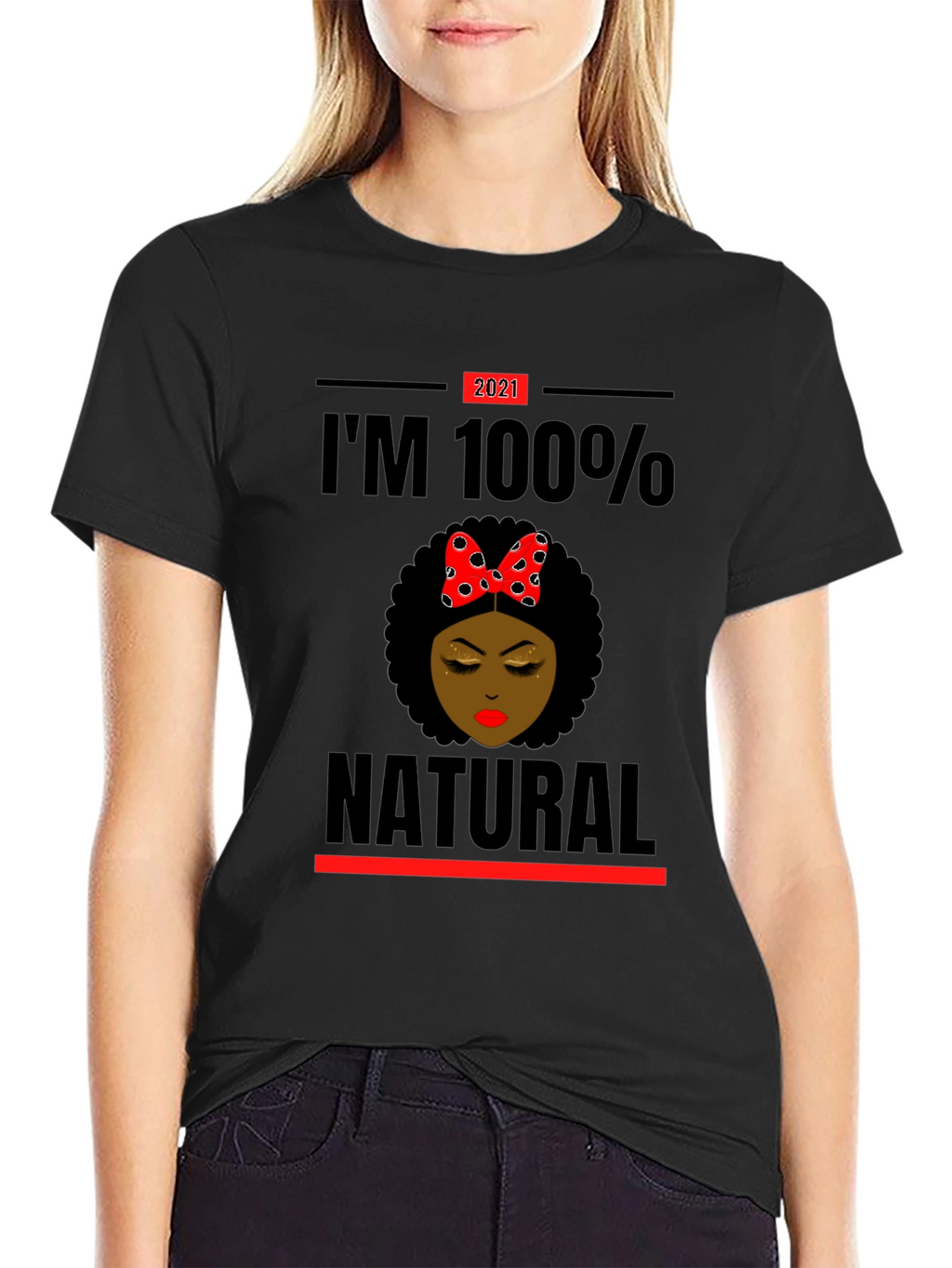 Im 100% Natural Afro T-Shirt