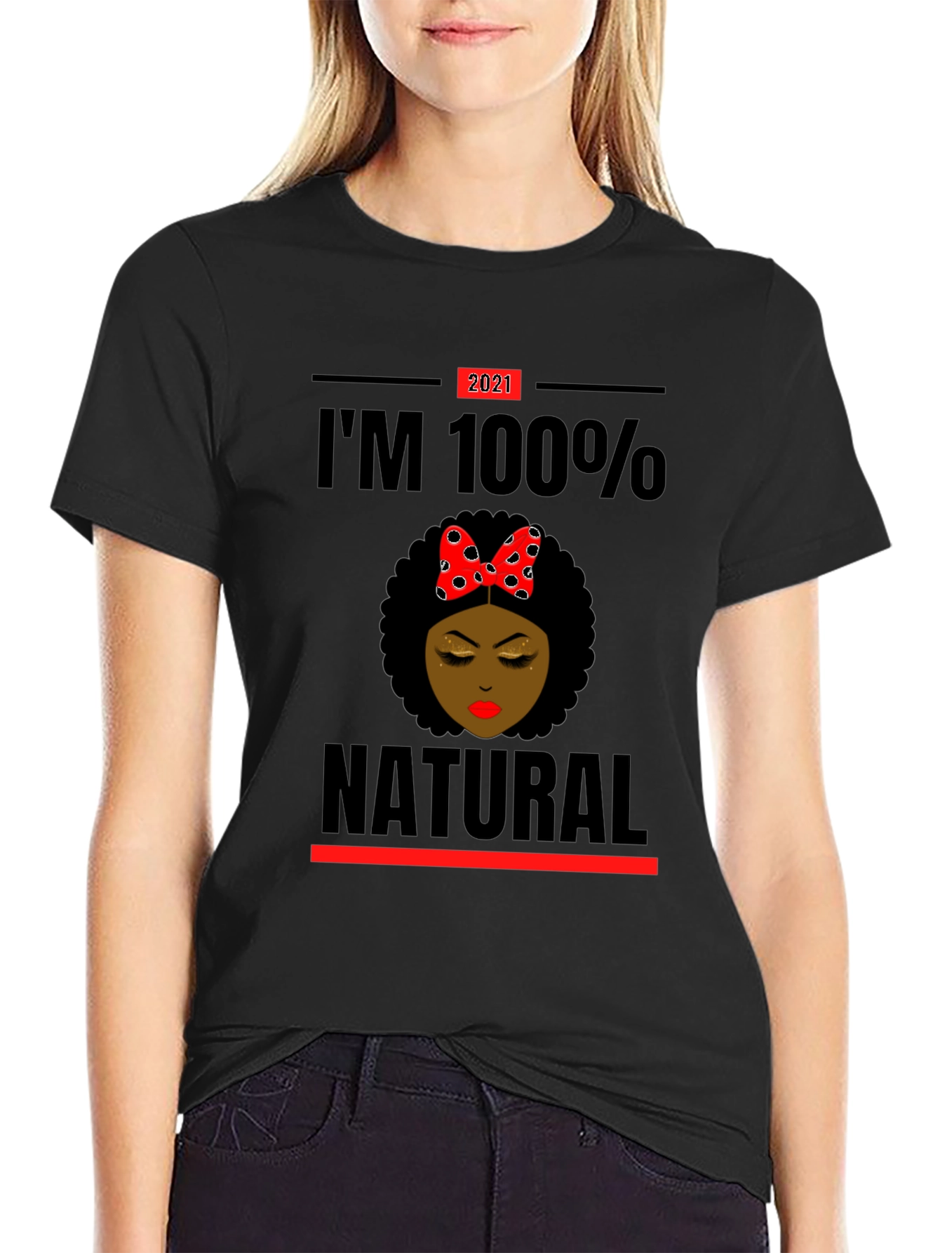 Im 100% Natural Afro T-Shirt