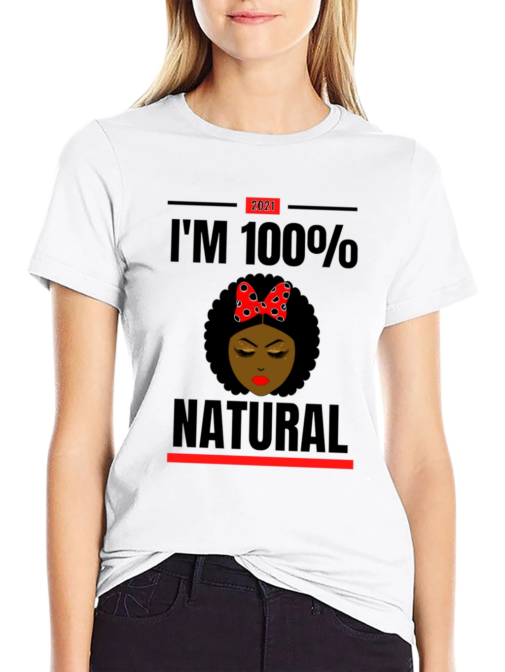 Im 100% Natural Afro T-Shirt