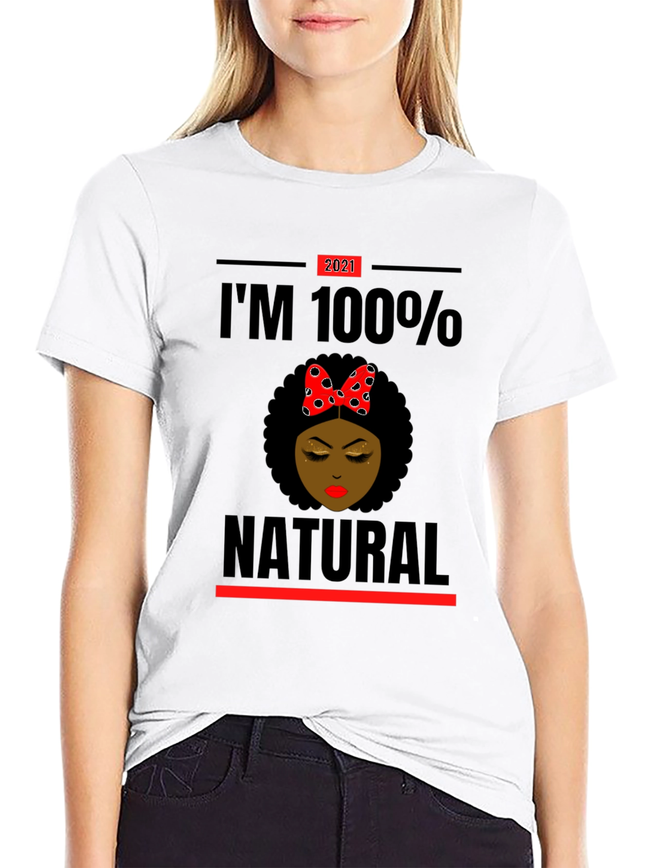 Im 100% Natural Afro T-Shirt