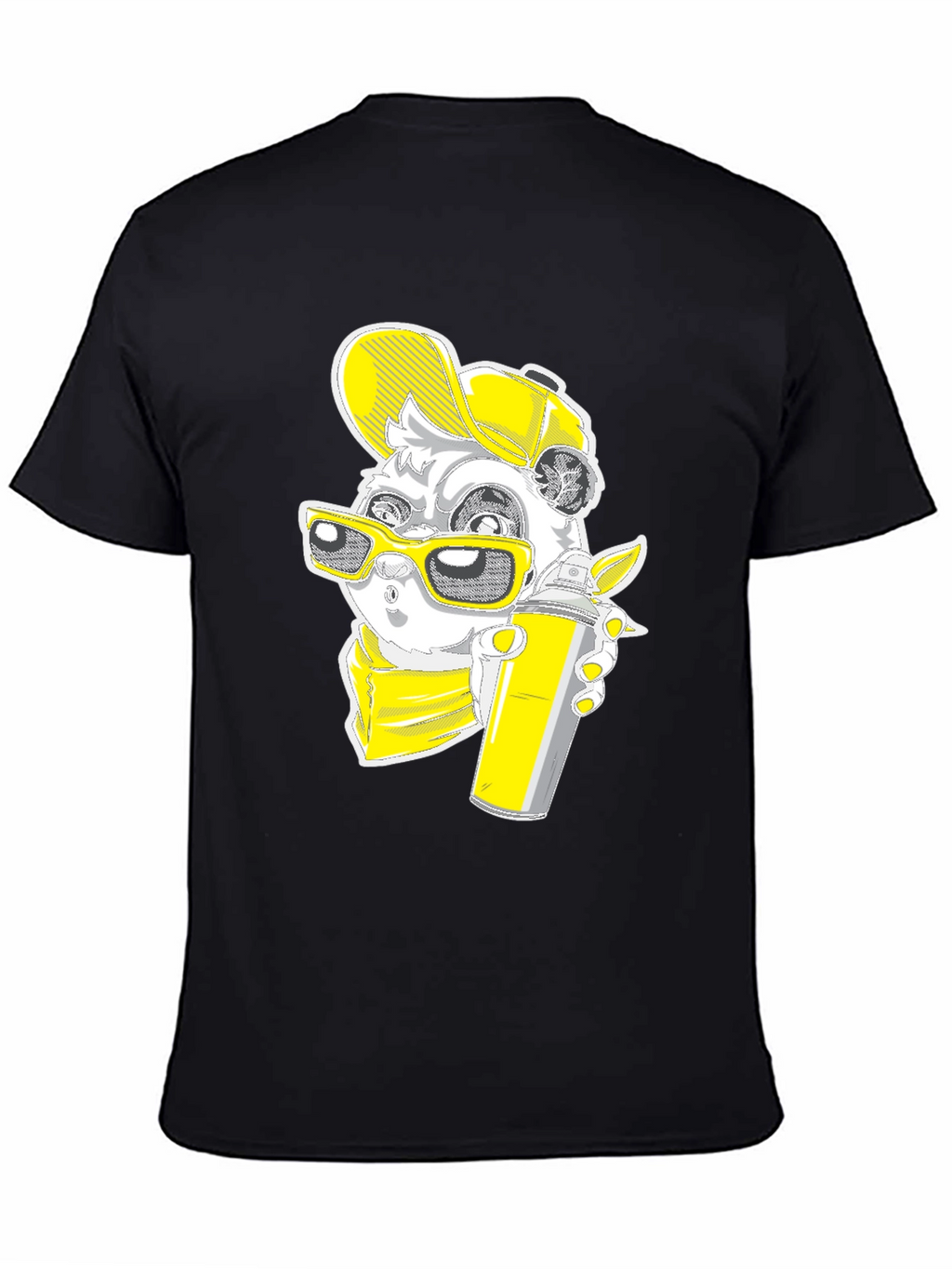 Graffiti Panda Graphic Tee - Urban Style
