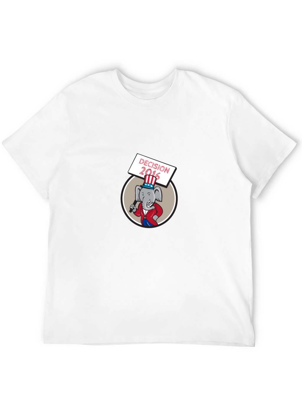 Decision 2016 Cartoon Elephant T-Shirt
