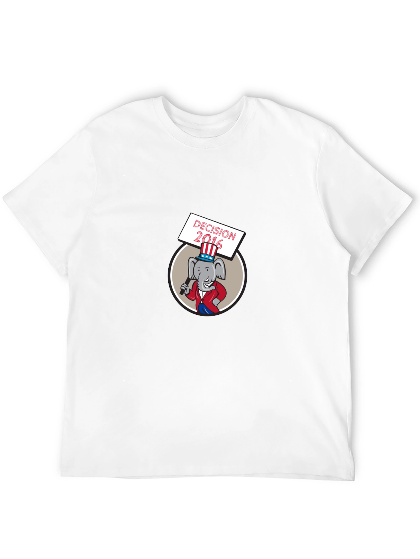 Decision 2016 Cartoon Elephant T-Shirt