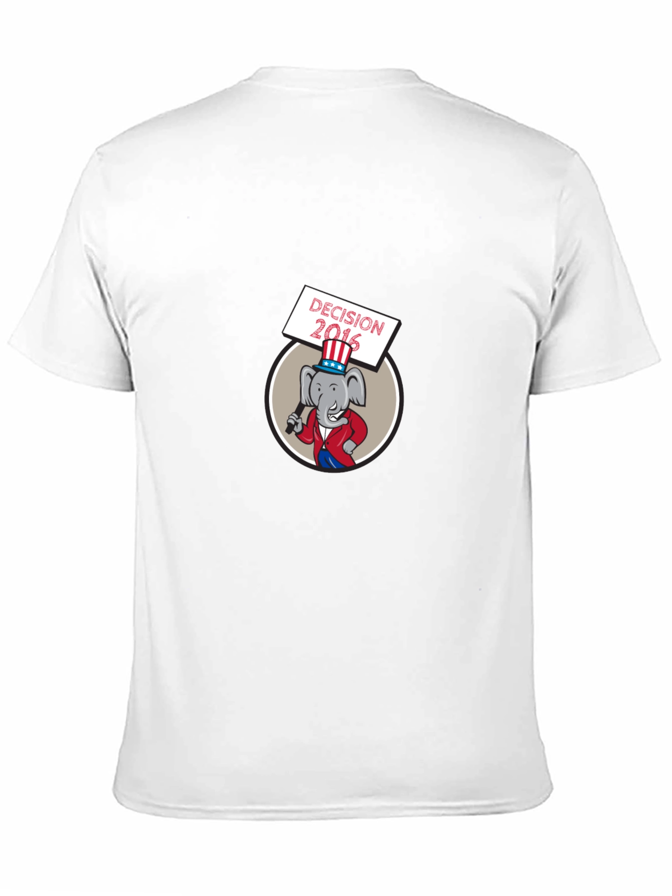 Decision 2016 Cartoon Elephant T-Shirt