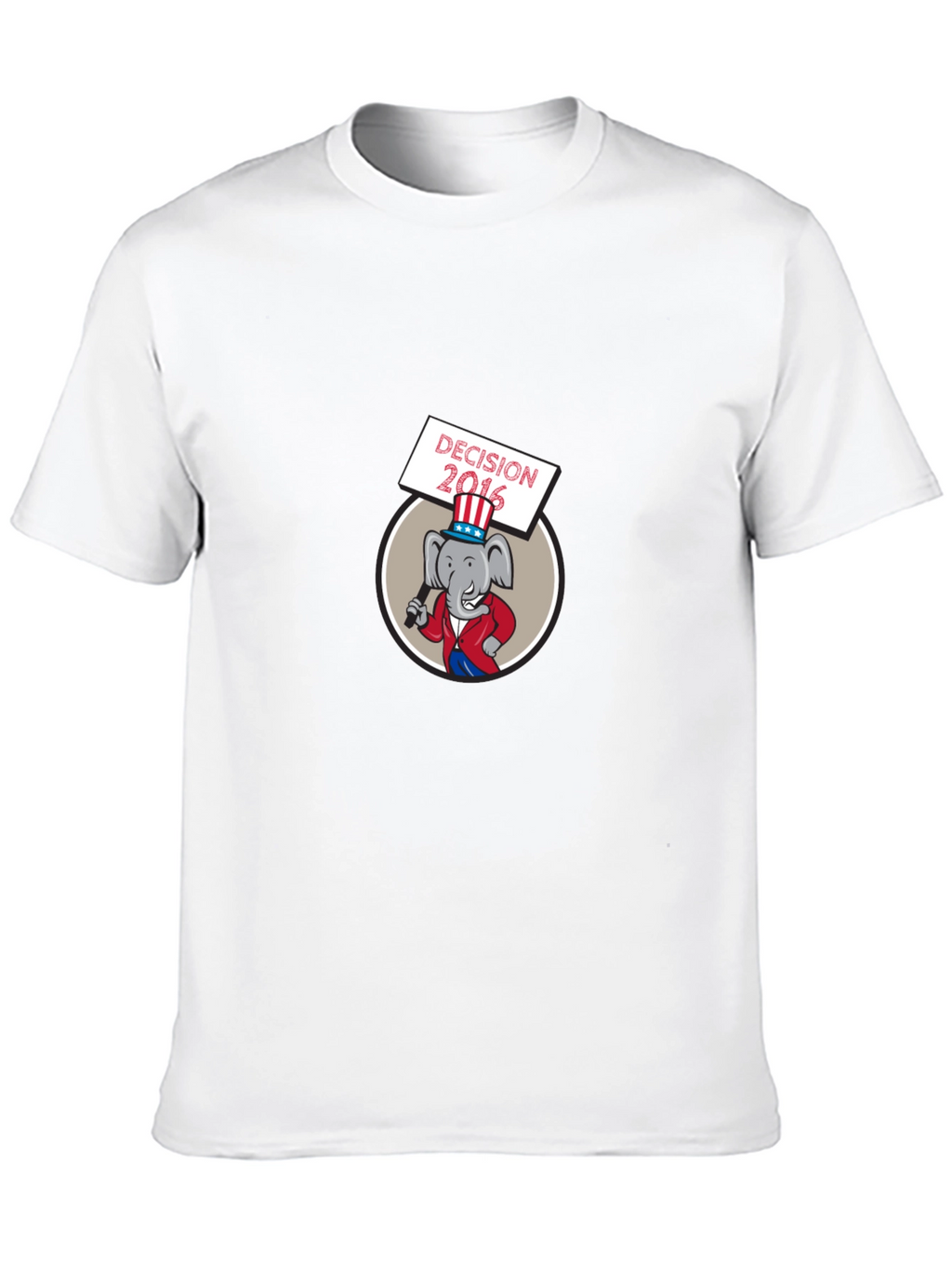 Decision 2016 Cartoon Elephant T-Shirt