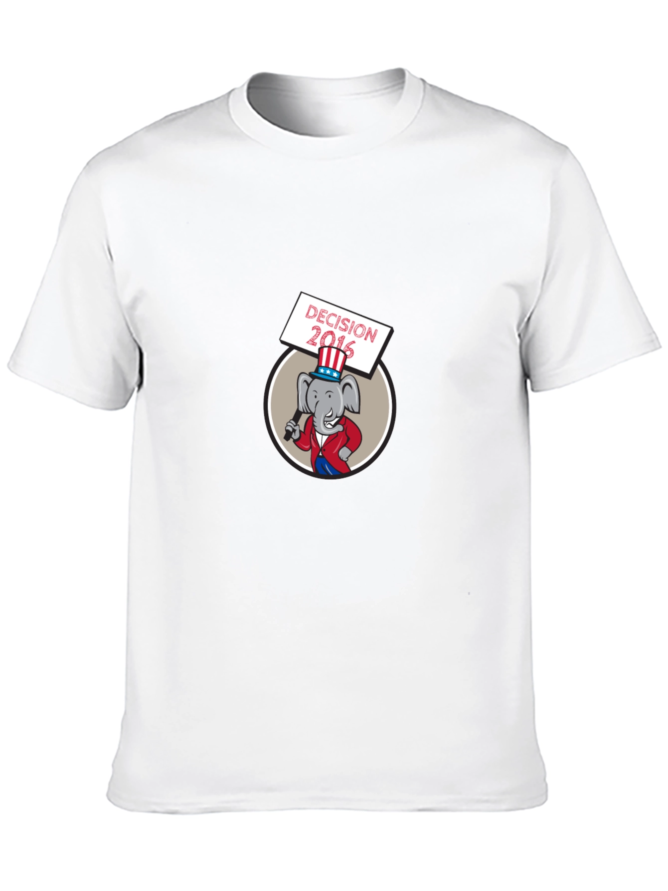Decision 2016 Cartoon Elephant T-Shirt