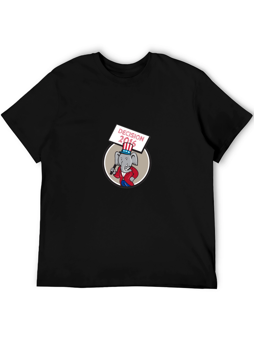 Decision 2016 Cartoon Elephant T-Shirt