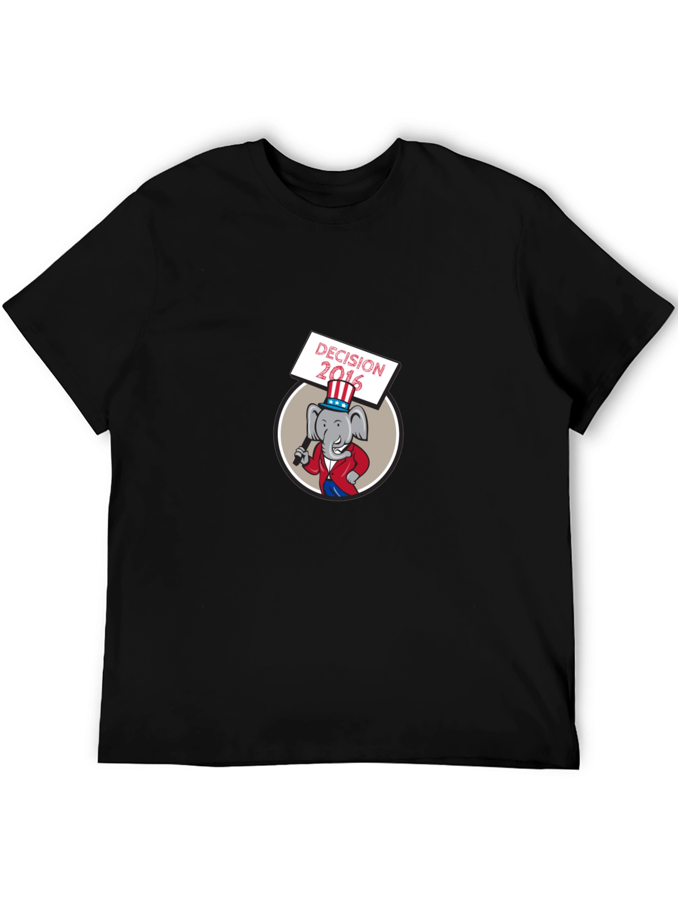 Decision 2016 Cartoon Elephant T-Shirt
