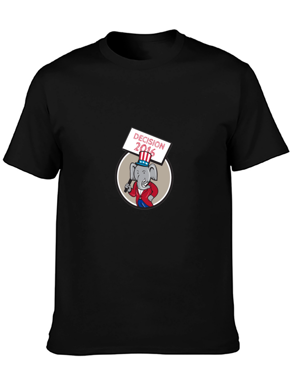 Decision 2016 Cartoon Elephant T-Shirt