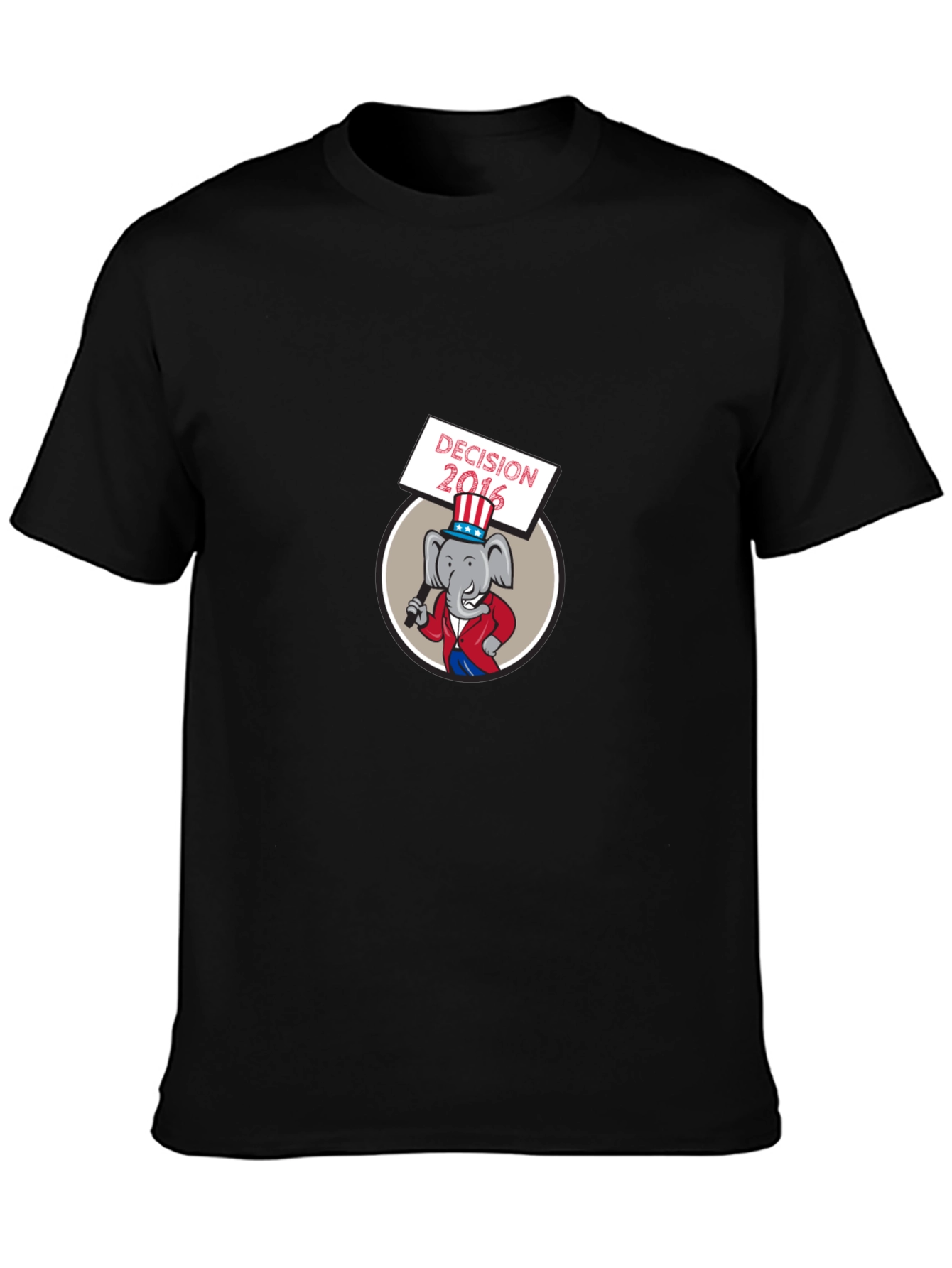 Decision 2016 Cartoon Elephant T-Shirt
