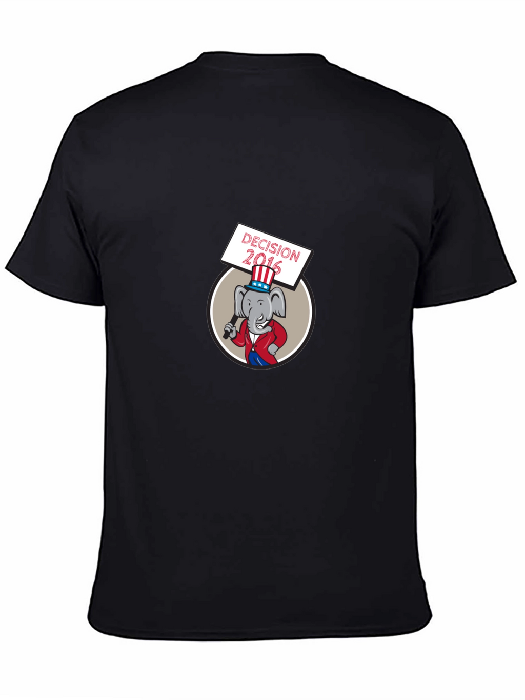 Decision 2016 Cartoon Elephant T-Shirt
