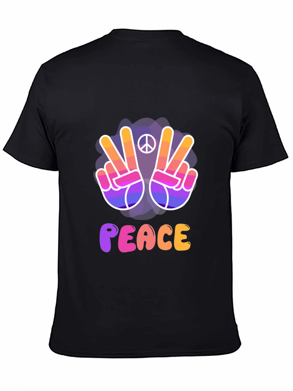 Peace Sign T-Shirt - Vibrant Retro Style