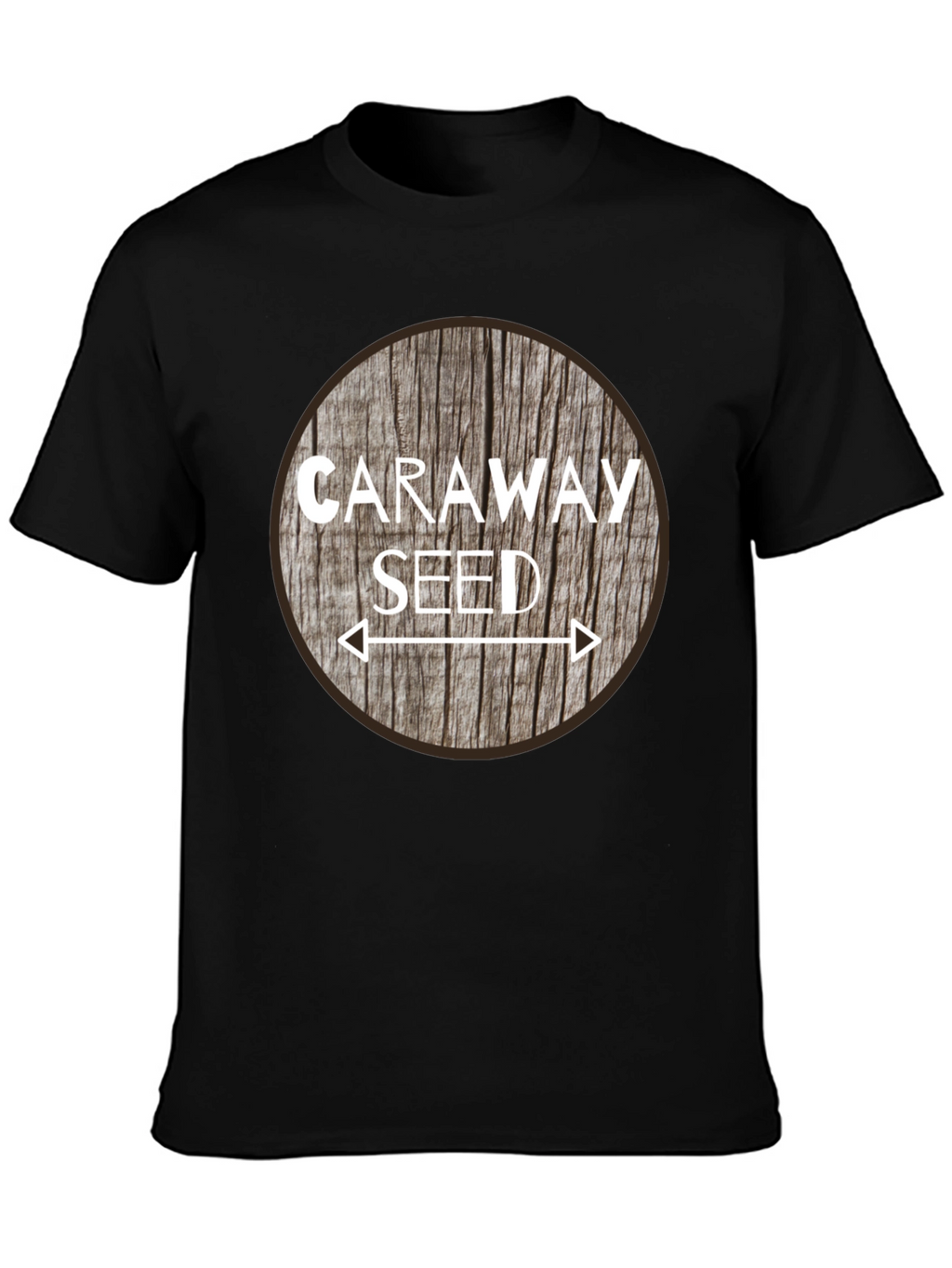 Caraway Seed T-Shirt - Natural Wood Design