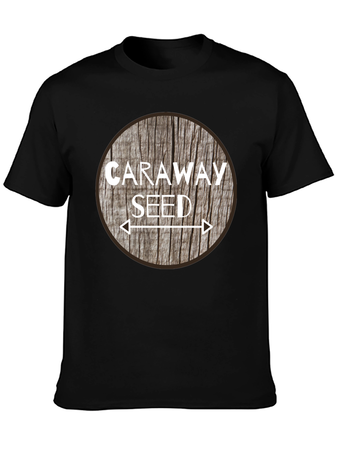 Caraway Seed T-Shirt - Natural Wood Design
