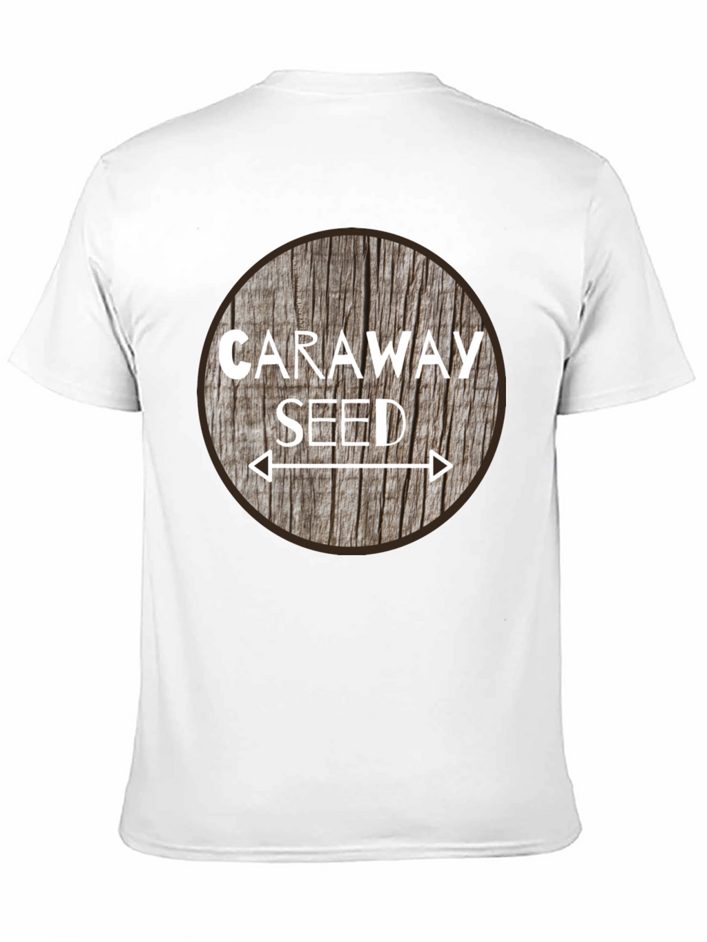 Caraway Seed T-Shirt - Natural Wood Design