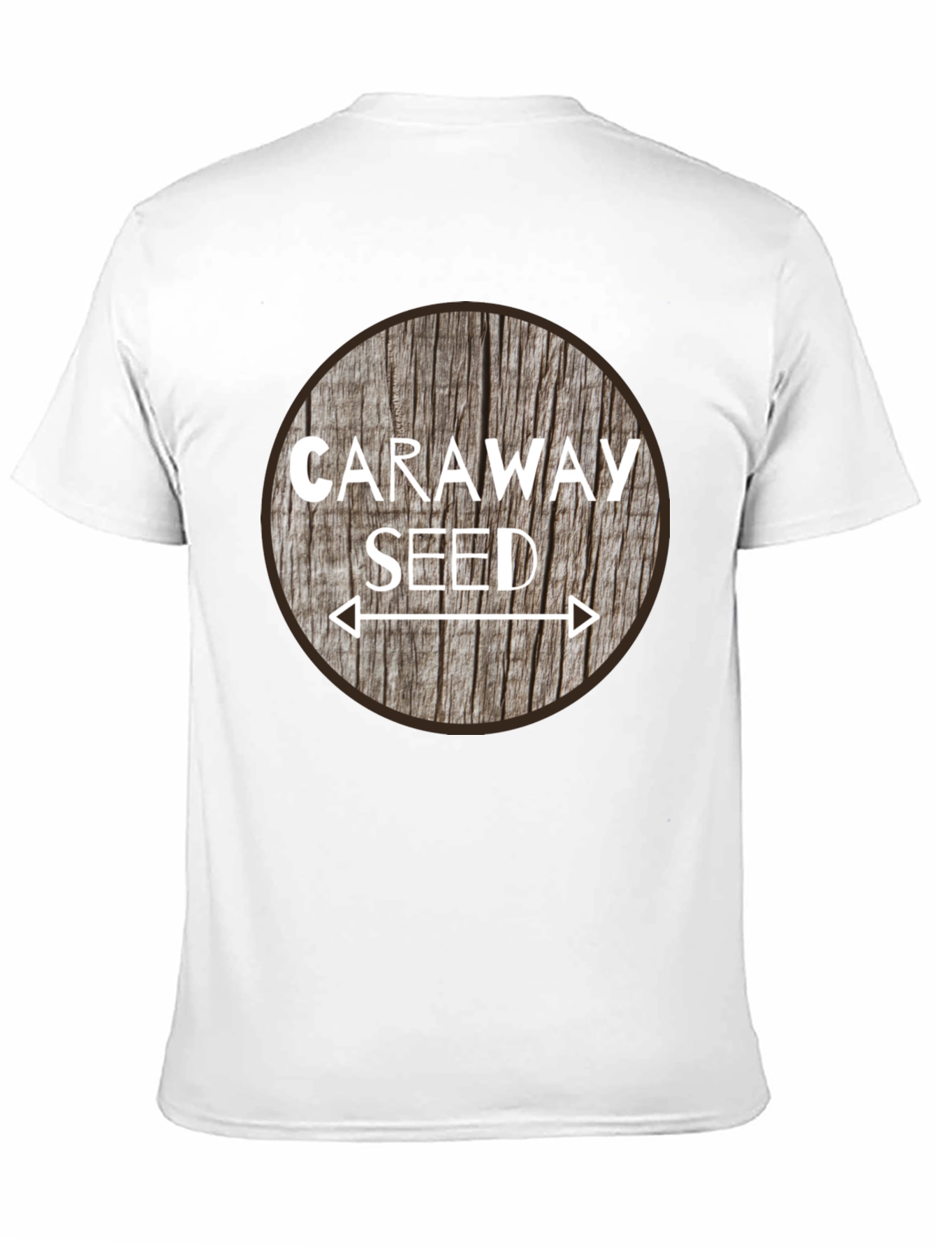 Caraway Seed T-Shirt - Natural Wood Design