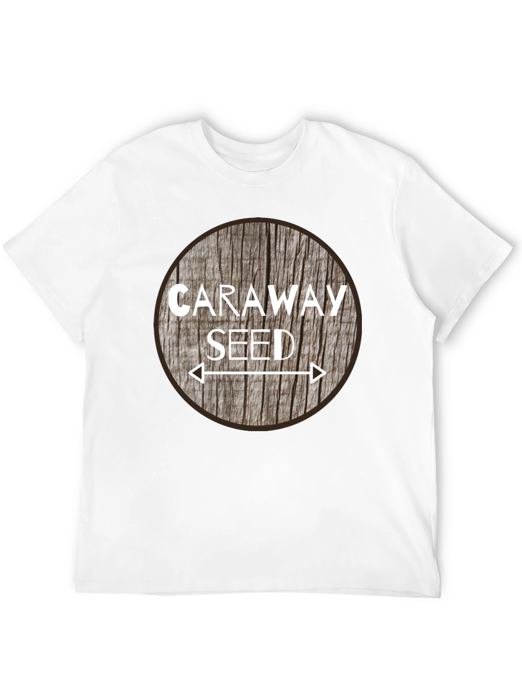 Caraway Seed T-Shirt - Natural Wood Design