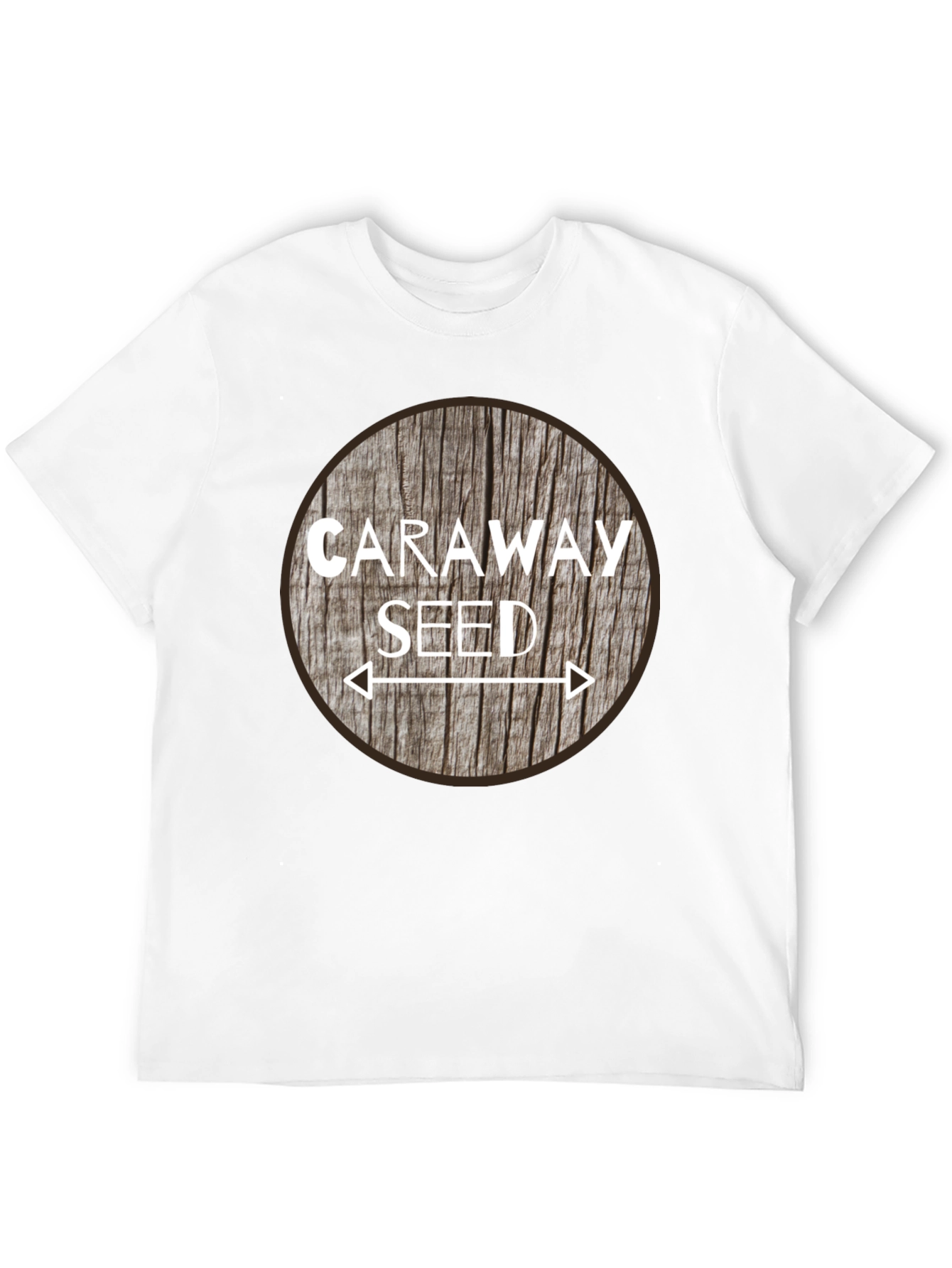 Caraway Seed T-Shirt - Natural Wood Design