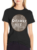 Caraway Seed T-Shirt - Natural Wood Design