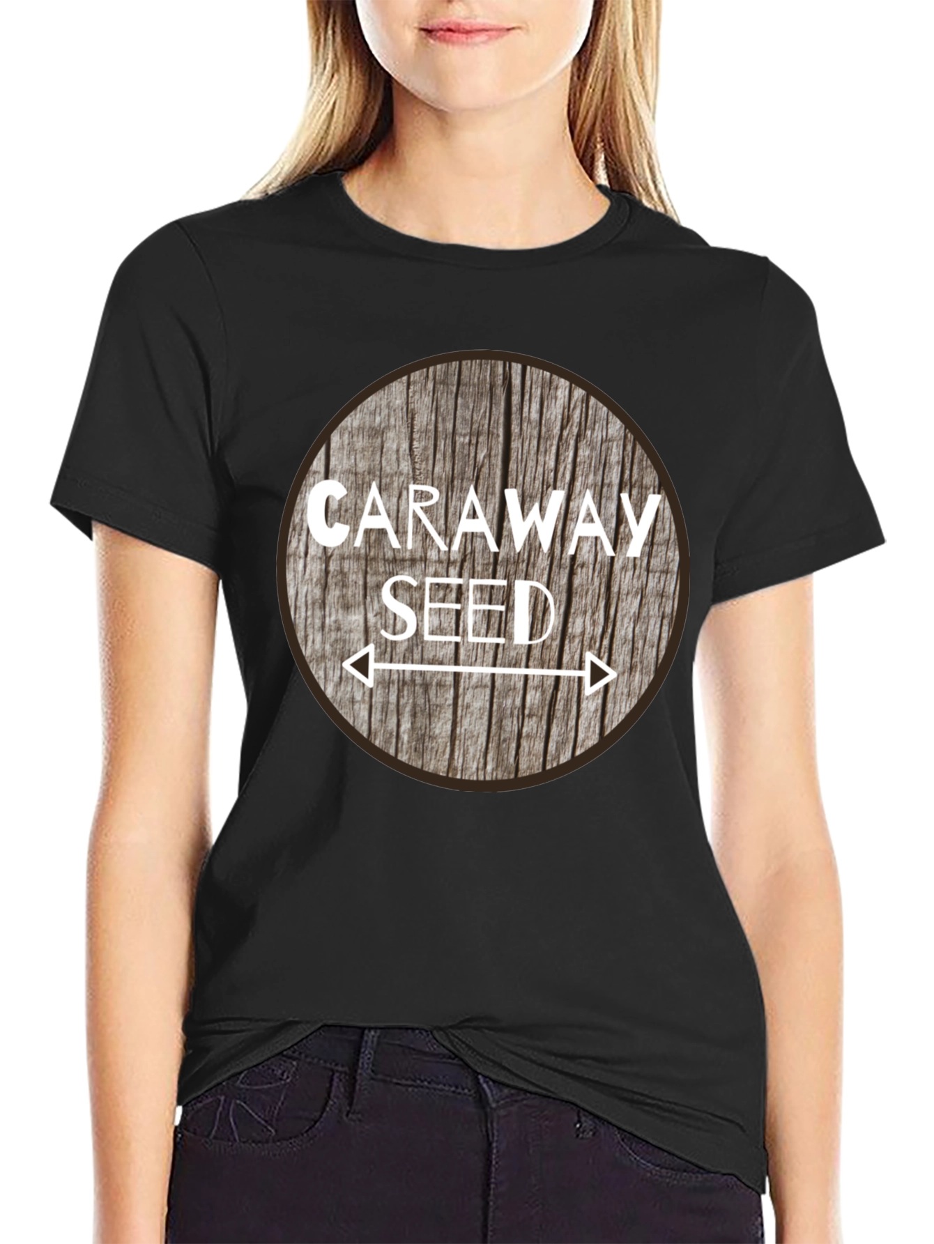 Caraway Seed T-Shirt - Natural Wood Design
