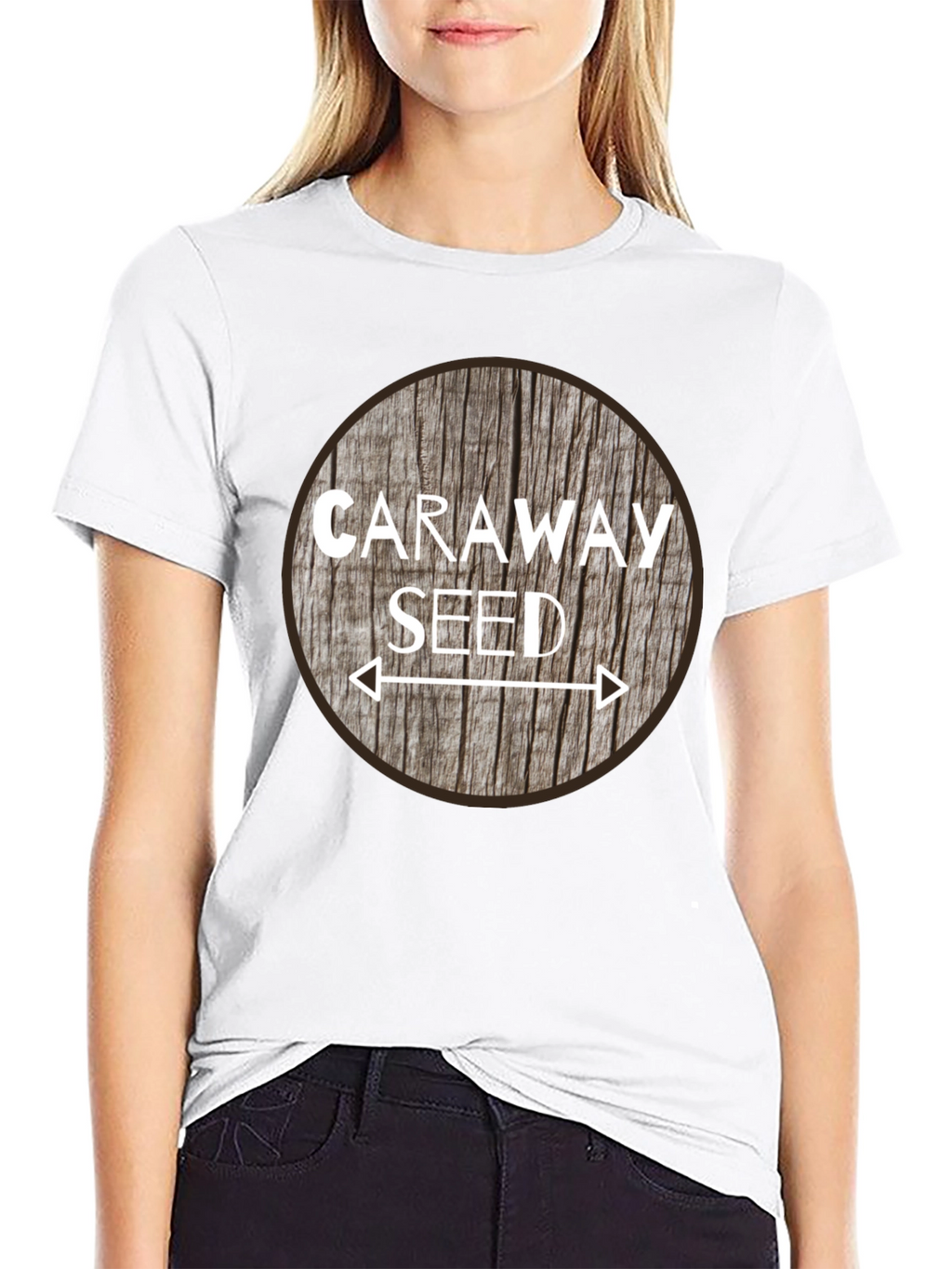 Caraway Seed T-Shirt - Natural Wood Design