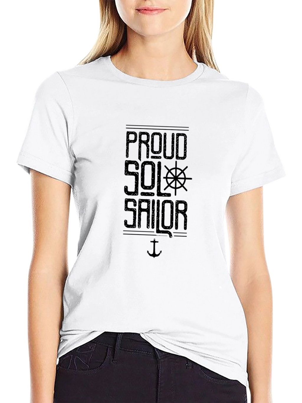 Proud Sailor Black T-Shirt