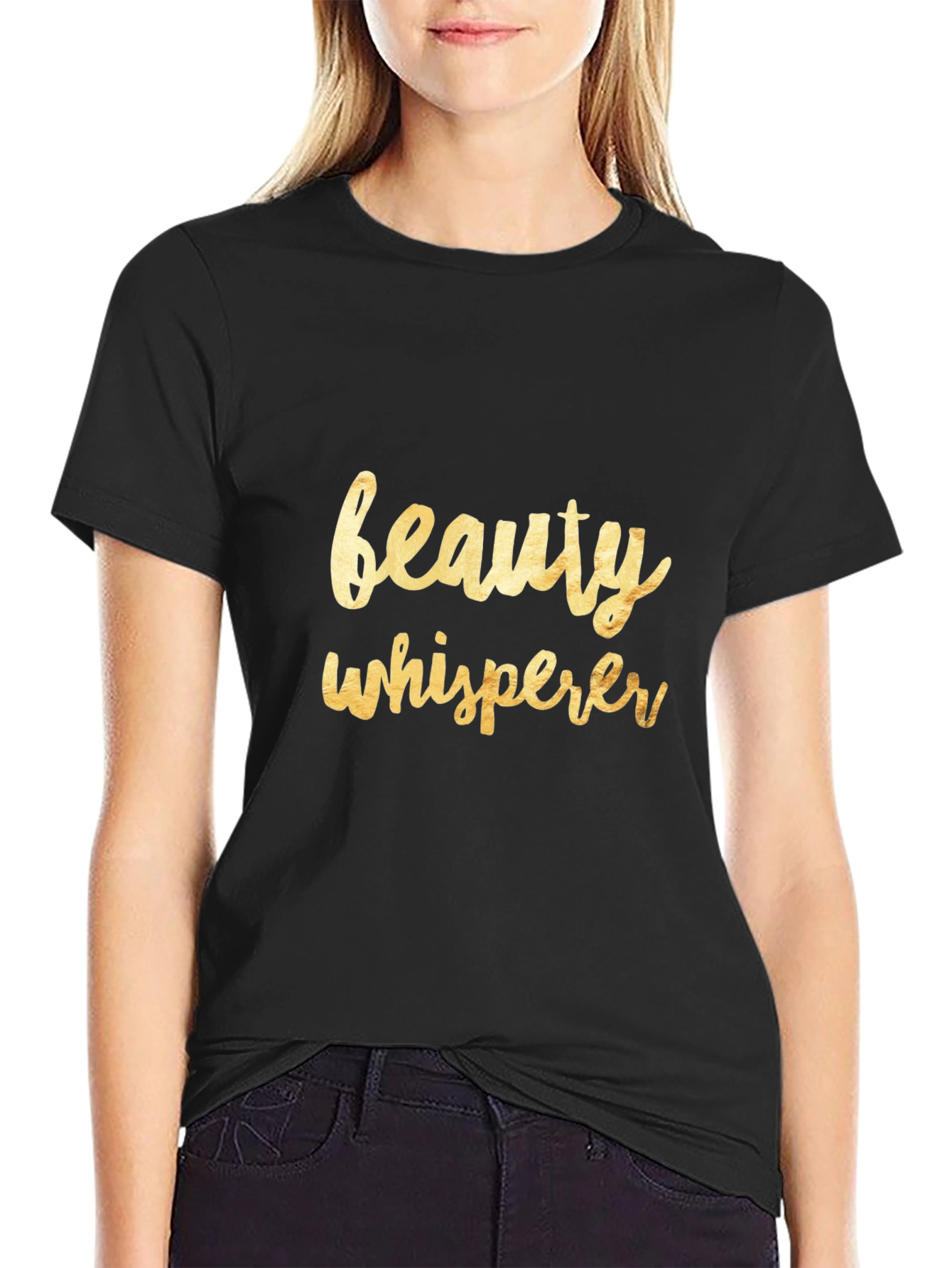 Beauty Whisperer Black T-Shirt