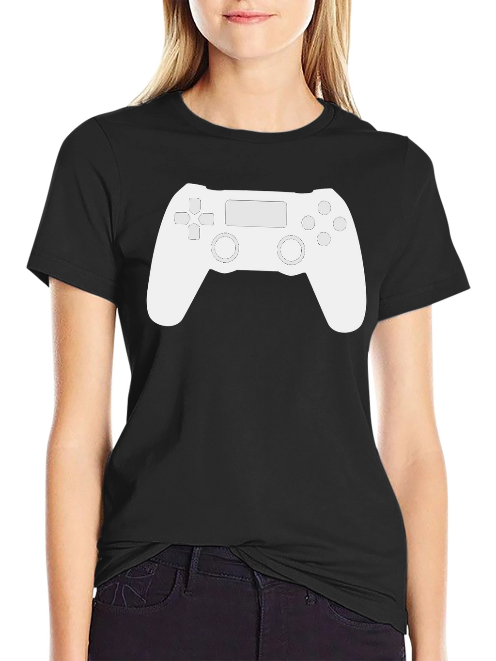 Gaming Controller Graphic Tee - Black