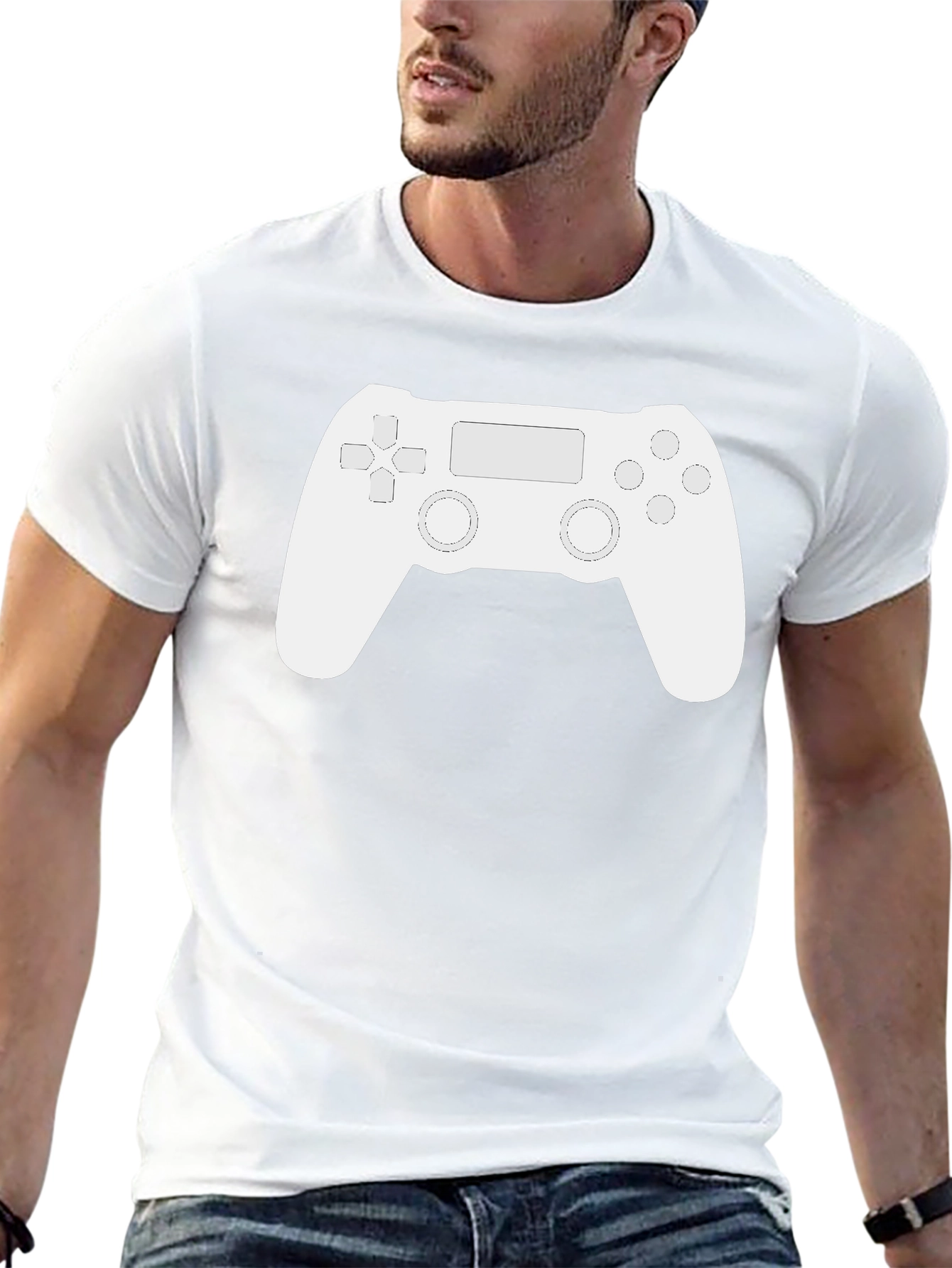 Gaming Controller Graphic Tee - Black