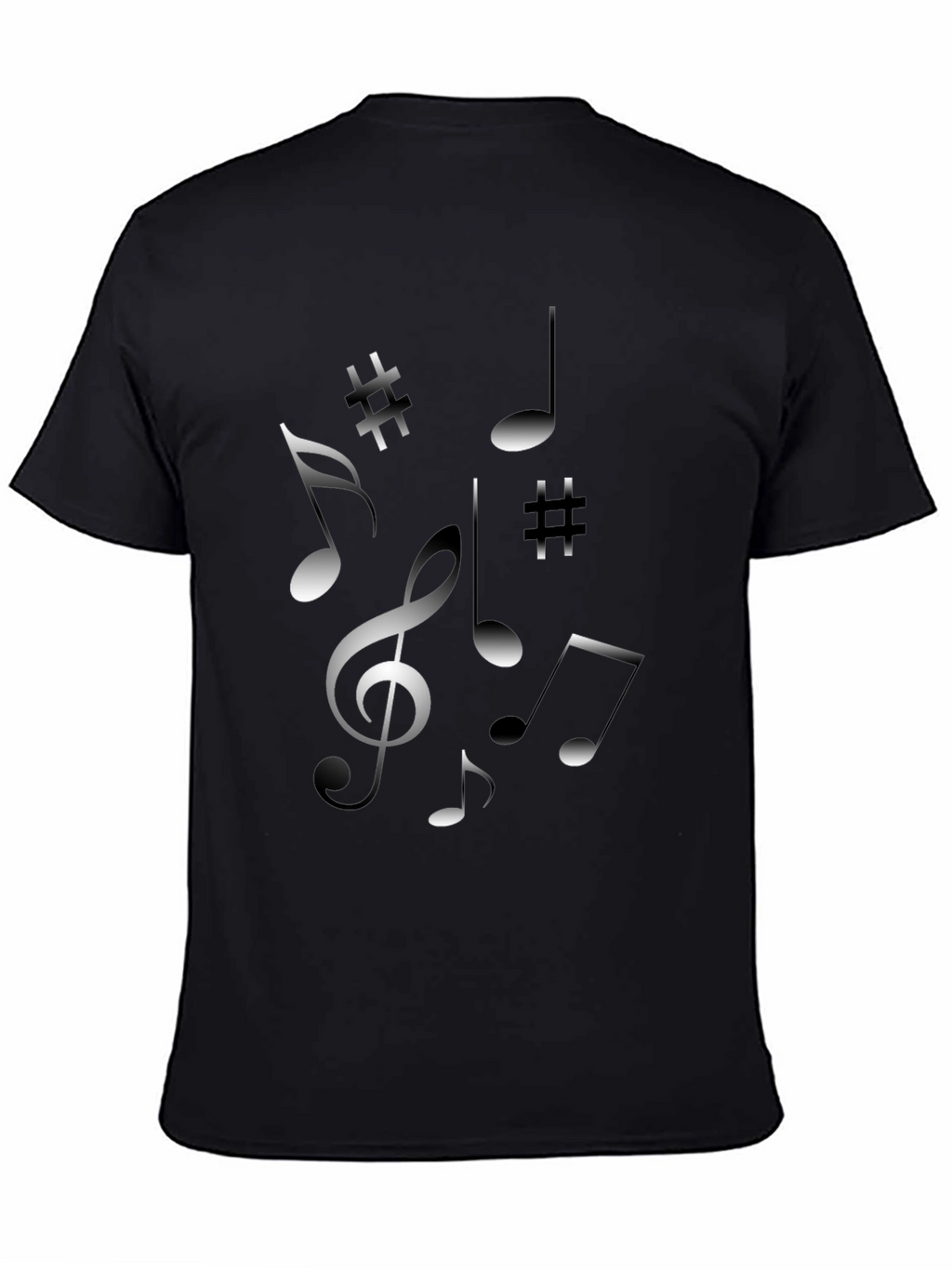 Musical Note Graphic T-Shirt
