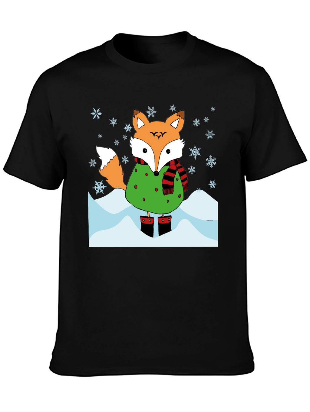 Winter Fox Graphic T-Shirt