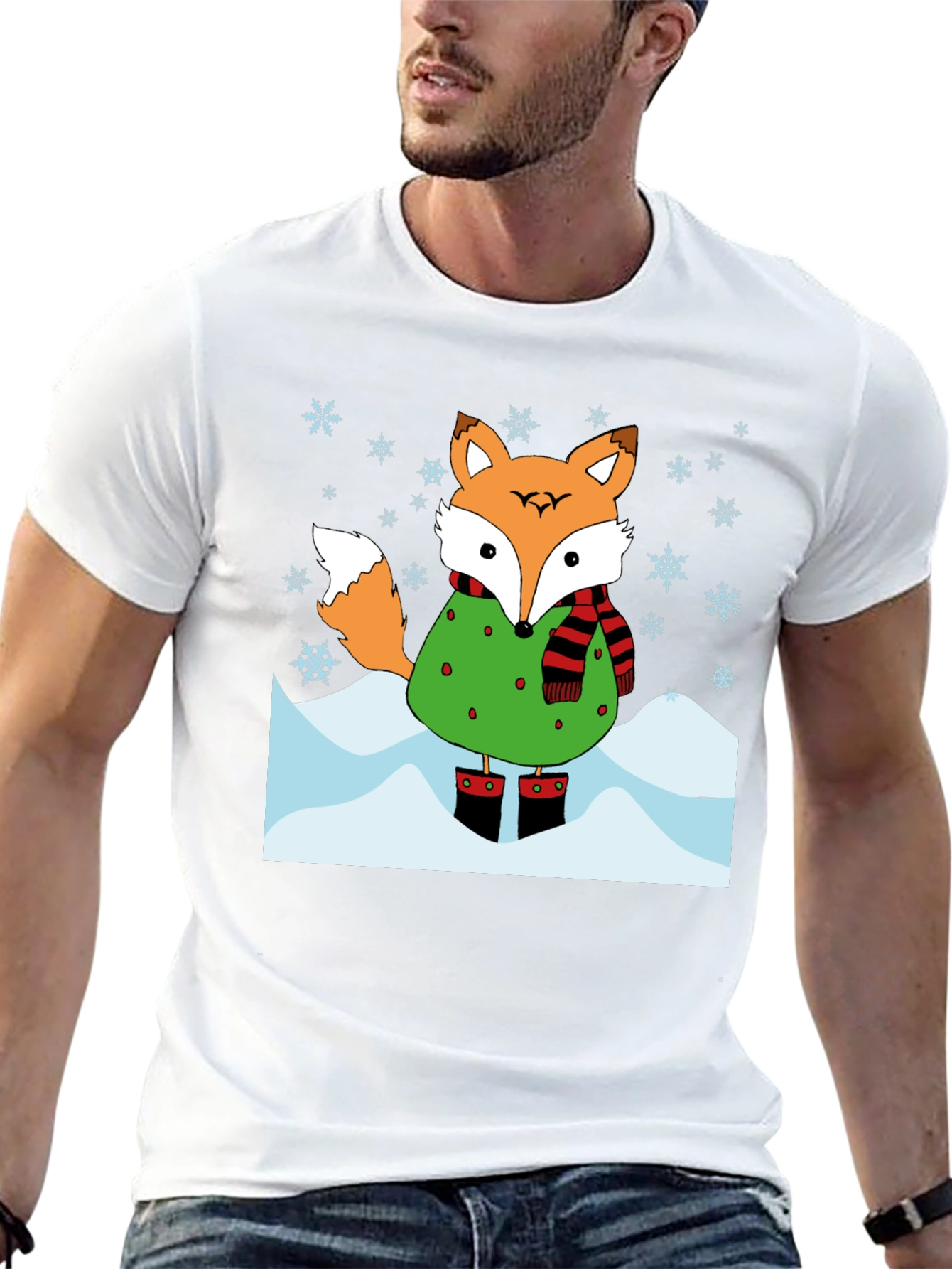 Winter Fox Graphic T-Shirt