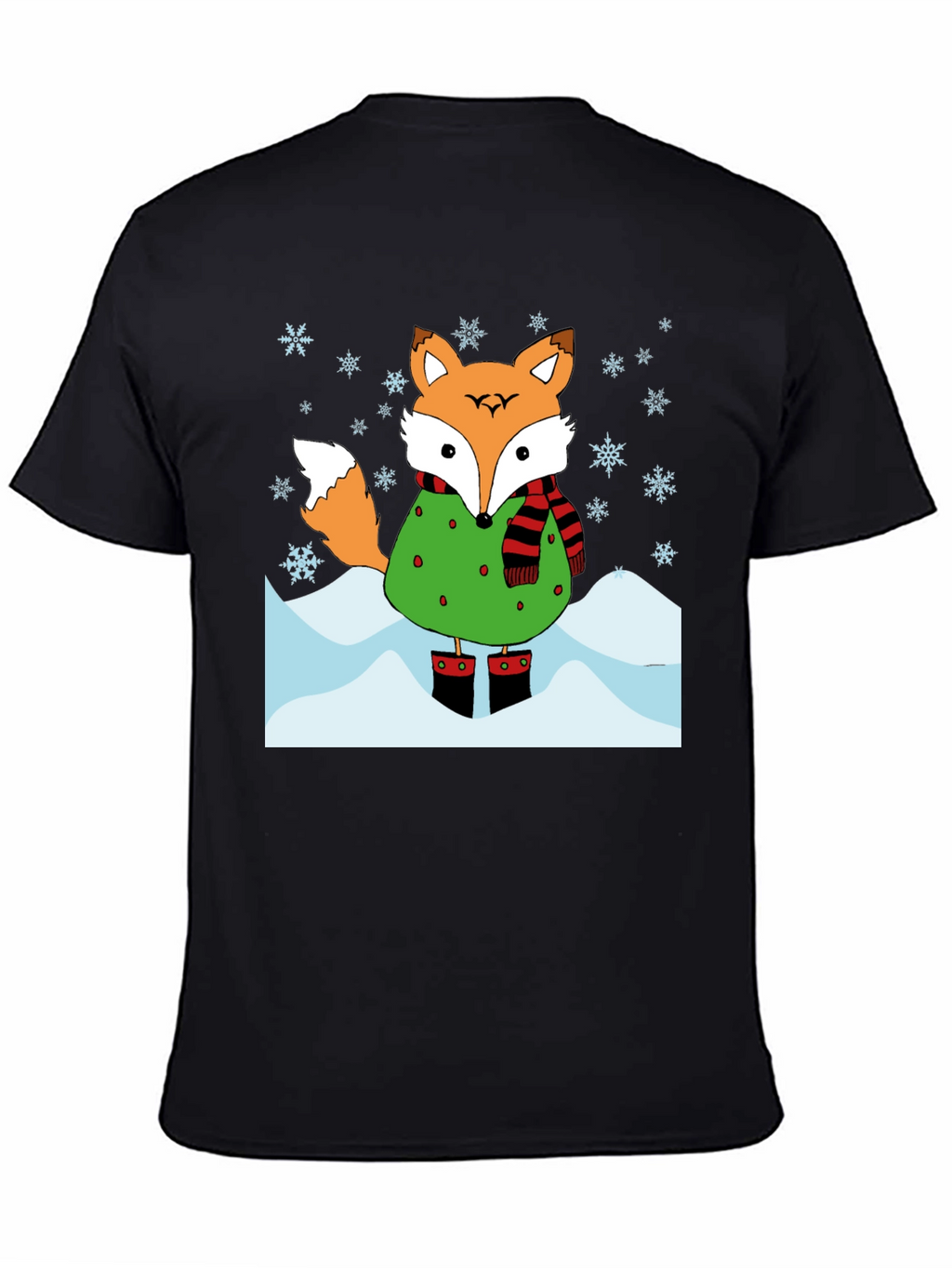 Winter Fox Graphic T-Shirt