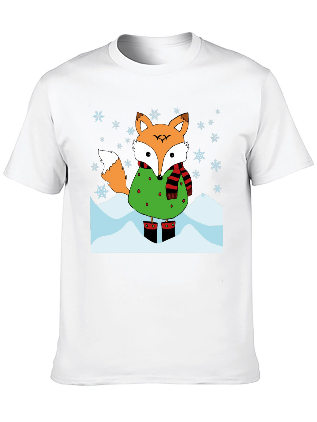 Winter Fox Graphic T-Shirt