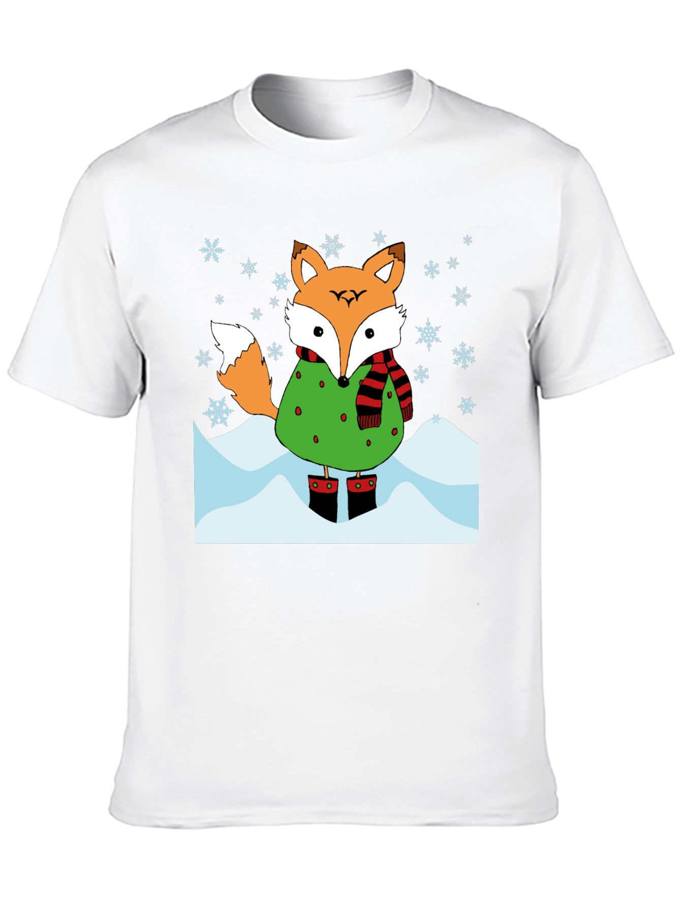 Winter Fox Graphic T-Shirt