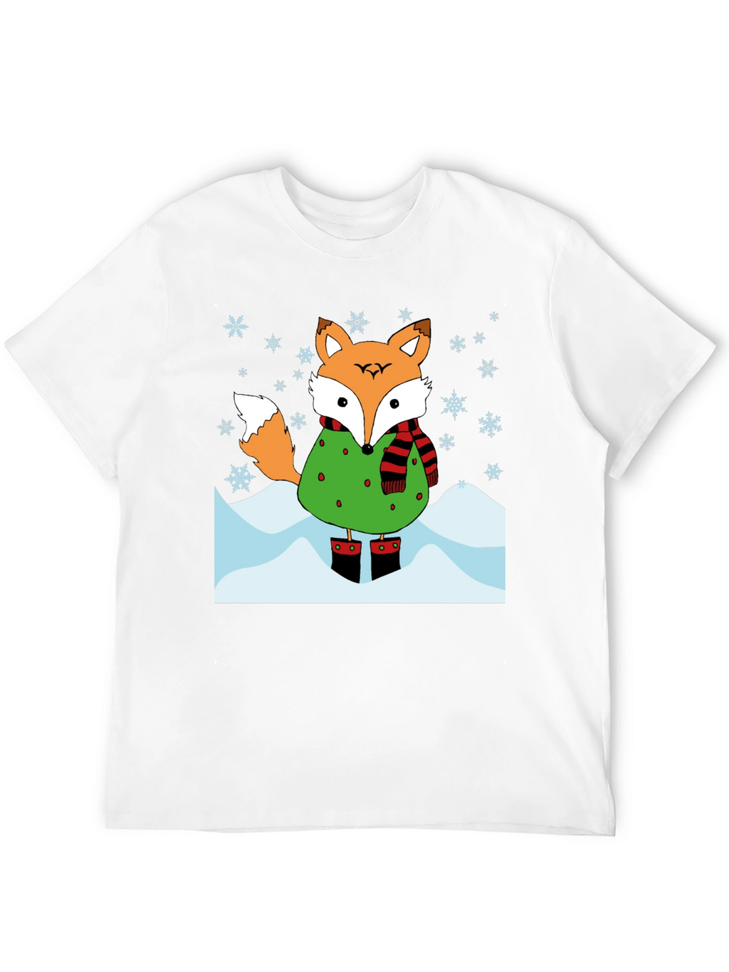 Winter Fox Graphic T-Shirt