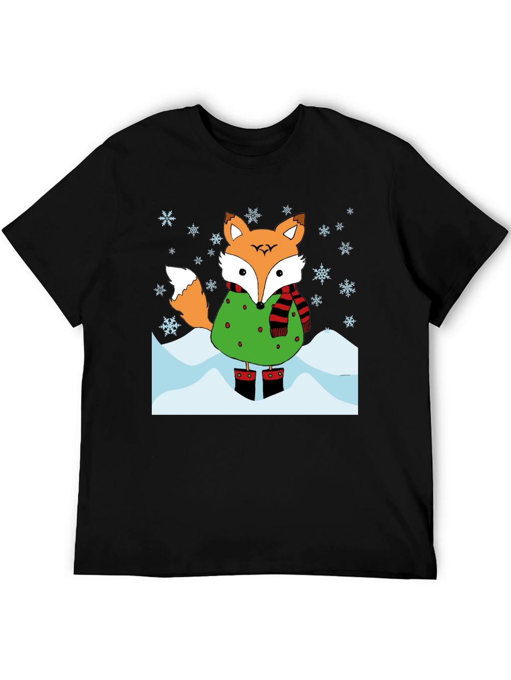 Winter Fox Graphic T-Shirt