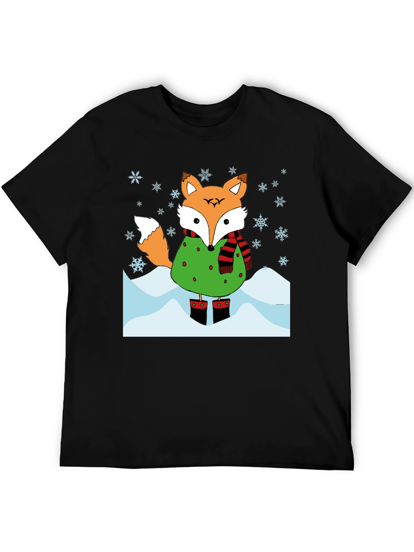 Winter Fox Graphic T-Shirt