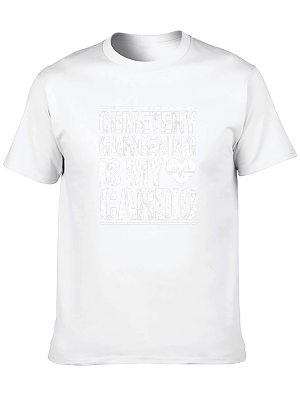Cemetery Gardening T-Shirt - Cardio Funny Graphic Tee