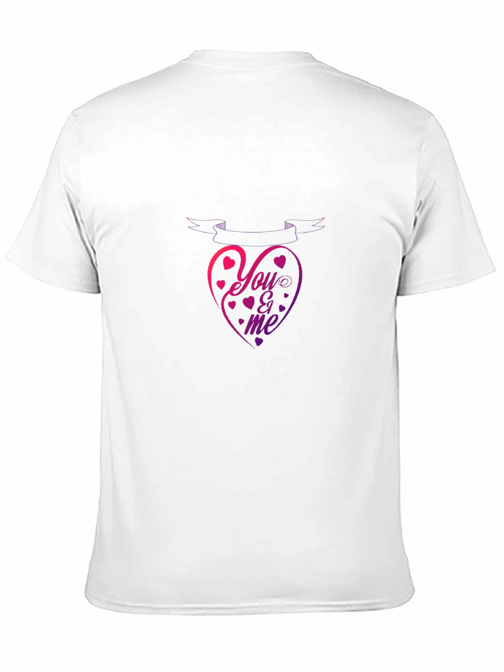 You & Me Heart Graphic T-Shirt